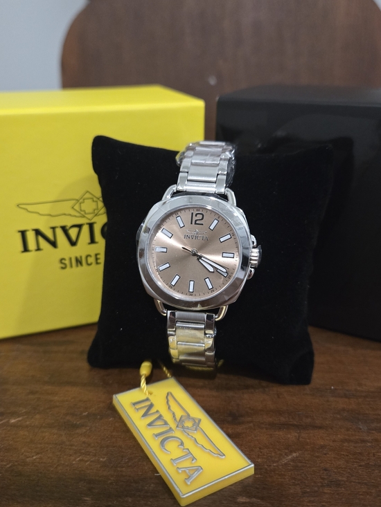 Invicta Accessories - Invicta Stainless Steel Watch with Champagne Dial